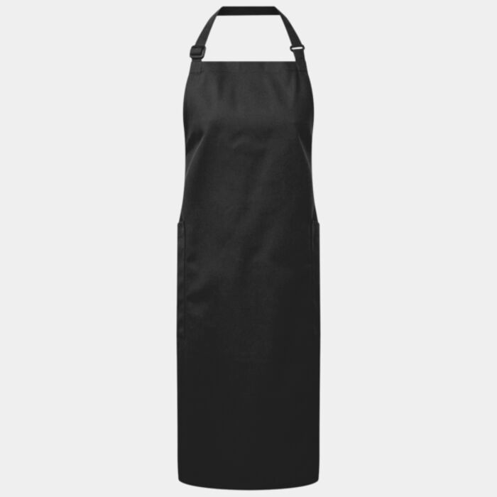 Premier Premier Recycled Polyester and Fairtrade Organic Cotton Bib Apron PR120 Premier Recycled Polyester and Fairtrade Organic Cotton Bib Apron Thumbnail