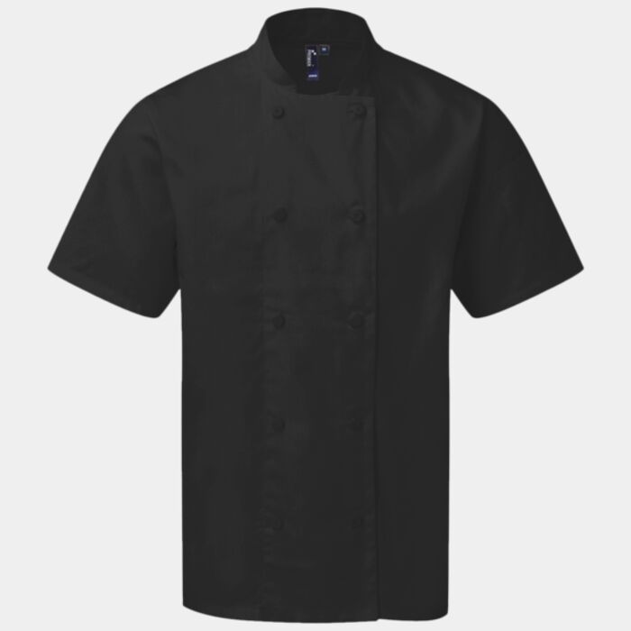 Premier Chefs Coolchecker® short sleeve jacket PR902 Chefs Coolchecker® short sleeve jacket Thumbnail