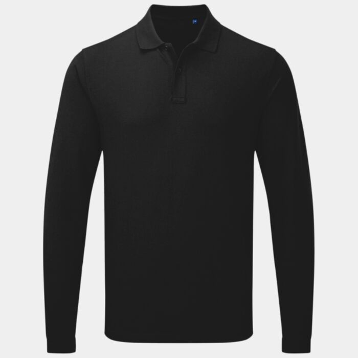 ‘Essential’ unisex long sleeve workwear polo shirt Thumbnail