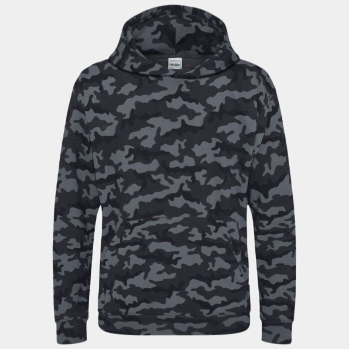 AWDis Kids Camo Hoodie Thumbnail