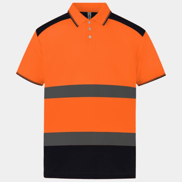 Yoko Two Tone Short Sleeve Polo Shirt Thumbnail