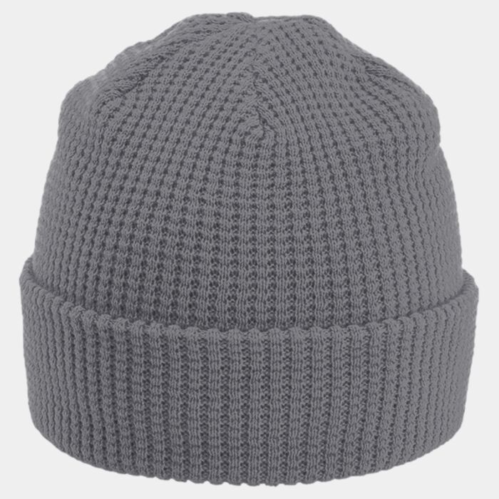 Organic cotton waffle beanie Thumbnail