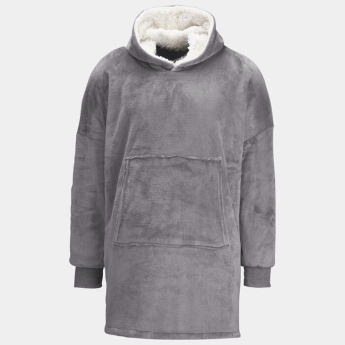 The Ribbon oversized cosy reversible sherpa hoodie Thumbnail
