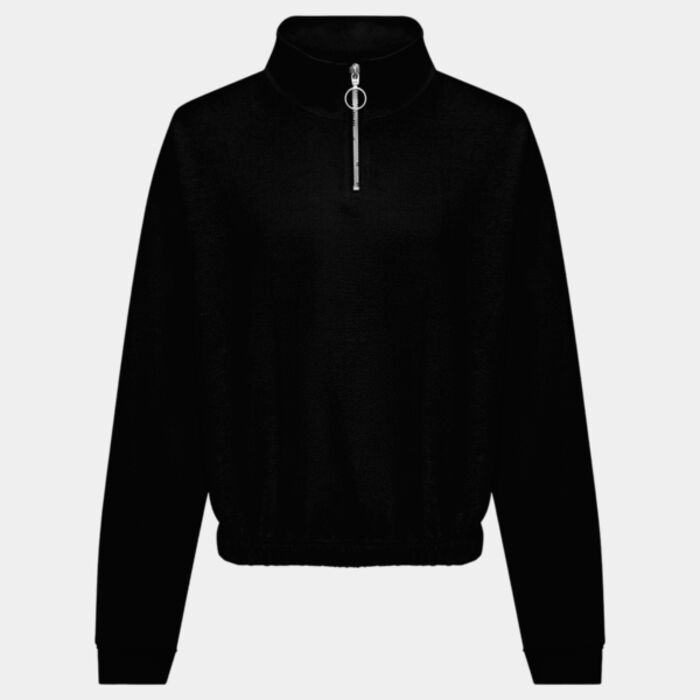Women's cropped ¼-zip sweat Thumbnail