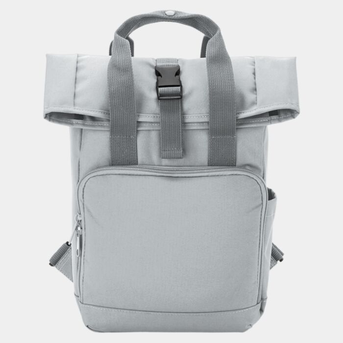 Recycled mini twin handle roll-top backpack Thumbnail