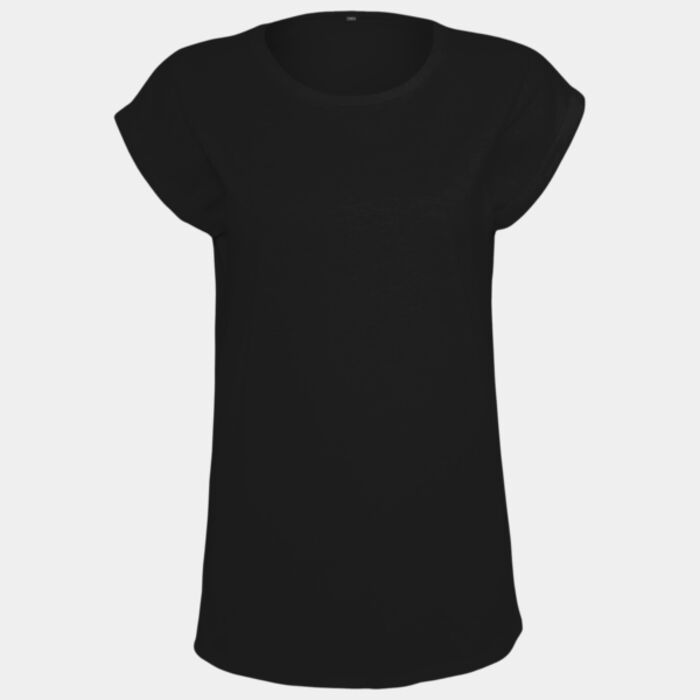 Women's organic extended shoulder tee Thumbnail