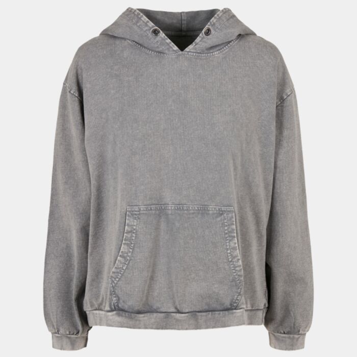 Women's acid washed oversized hoodie Thumbnail