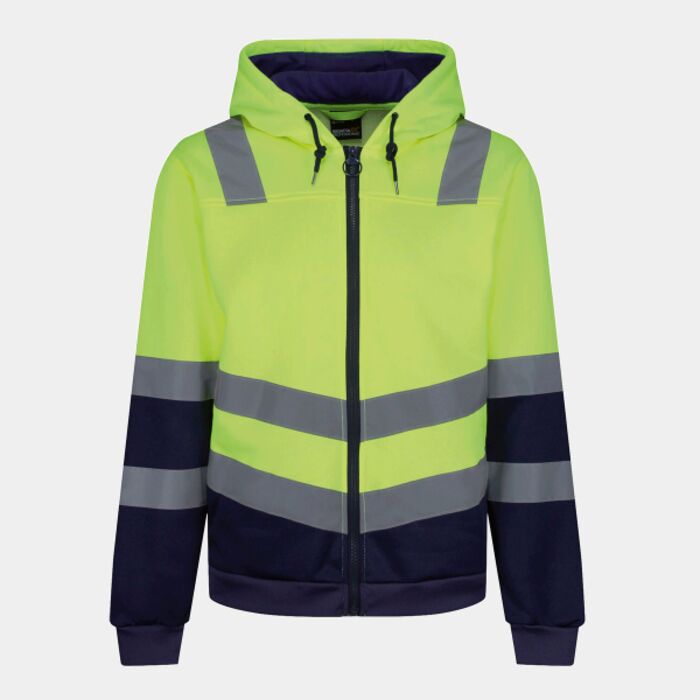Pro Hi Vis Full Zip Hoodie Thumbnail