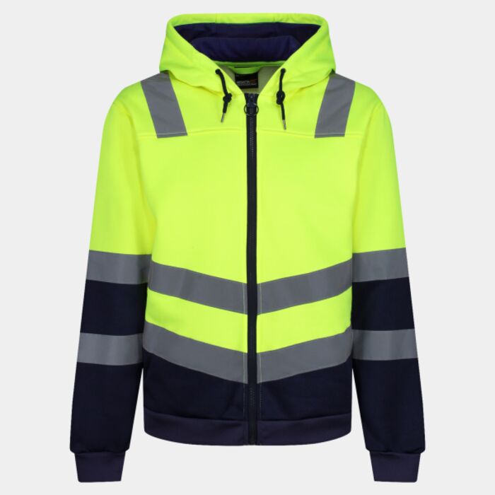 Pro hi-vis full zip hoodie Thumbnail