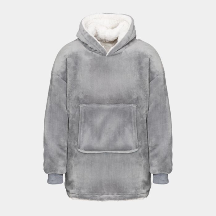 The Kids Ribbon oversized cosy reversible sherpa hoodie Thumbnail