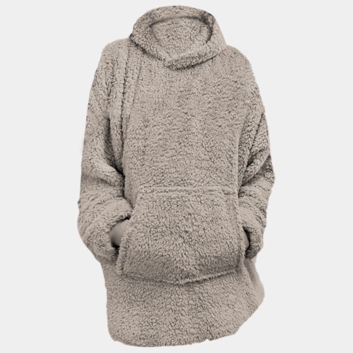 The Ribbon teddy bear fabric hoodie Thumbnail