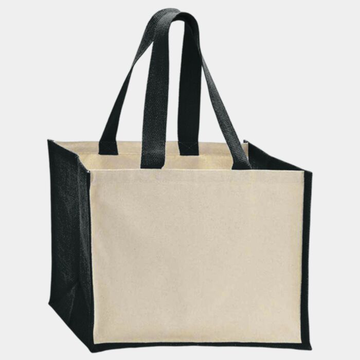 Brand Lab Jute and Canvas Shopper Thumbnail