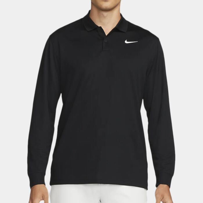 Nike Dri-FIT Victory solid long sleeve polo Thumbnail