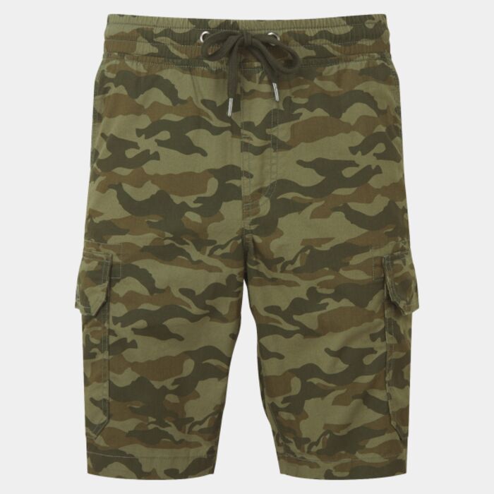 Men’s camo cargo utility shorts Thumbnail