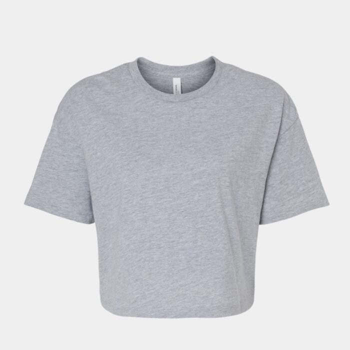 Bella Ladies Jersey Cropped T-Shirt Thumbnail