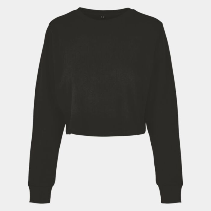 Women’s terry cropped crew Thumbnail