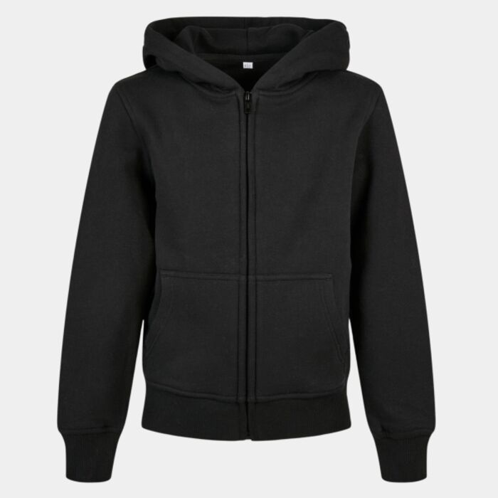 Organic kids basic zip hoodie Thumbnail