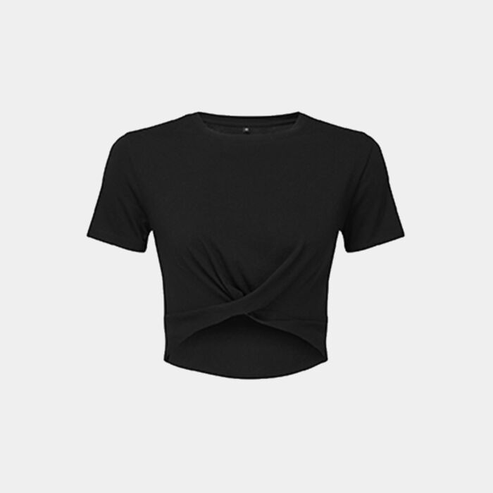 Women’s TriDri® twist crop top Thumbnail