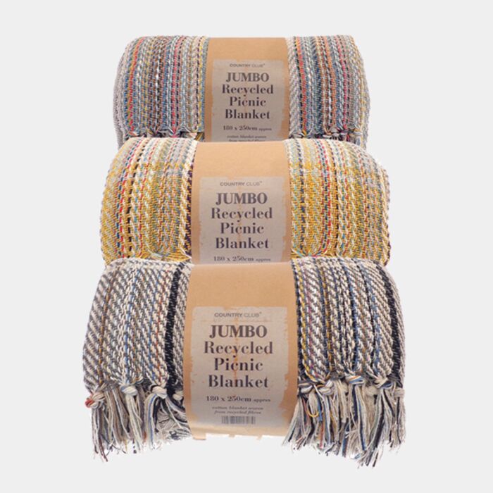 Jumbo recycled picnic blanket Thumbnail