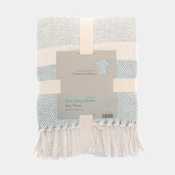 Izzy recycled throw Thumbnail