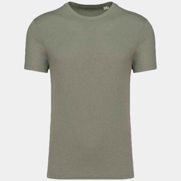 Native Spirit Unisex Organic Cotton Linen Blend T-Shirt Thumbnail