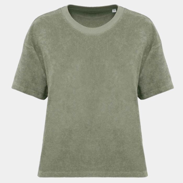 Native Spirit Ladies Terry Towel T-Shirt Thumbnail