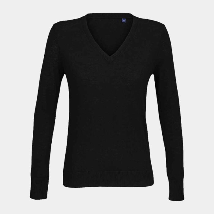 NEOBLU Ladies Sullivan V Neck Sweater Thumbnail