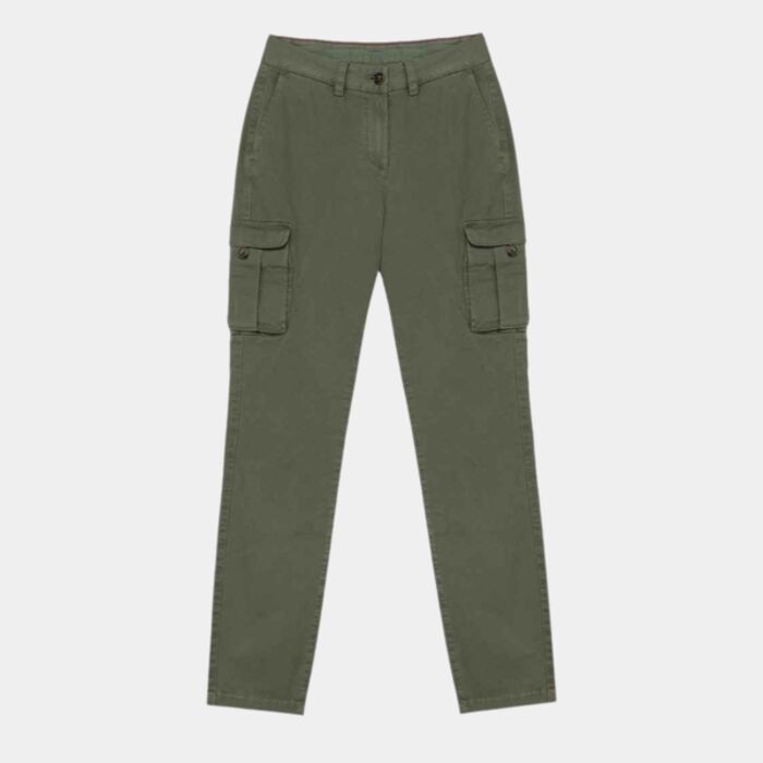 Native Spirit Ladies Washed Cargo Trousers Thumbnail
