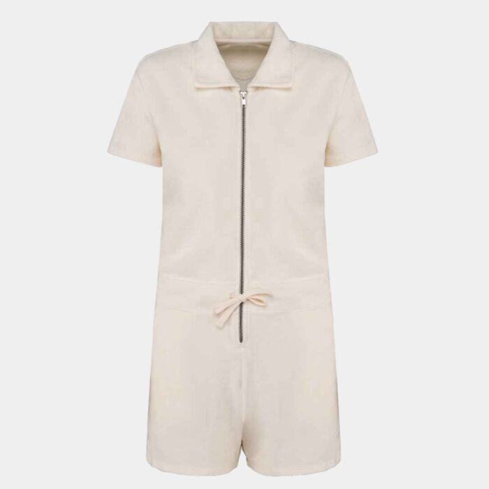 Native Spirit Ladies Terry Towel Short Overall Thumbnail