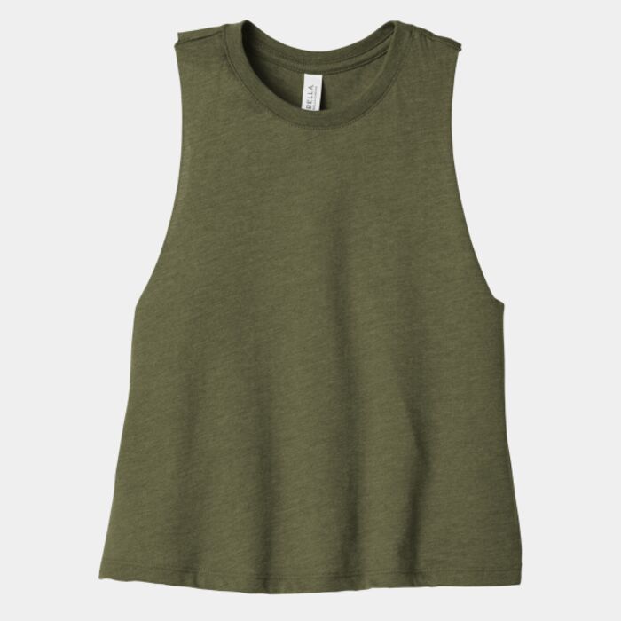 Women's racerback cropped tank Thumbnail