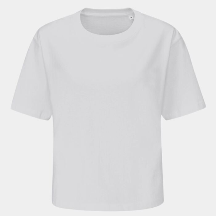 Women's Organic Cropped Heavy T Thumbnail