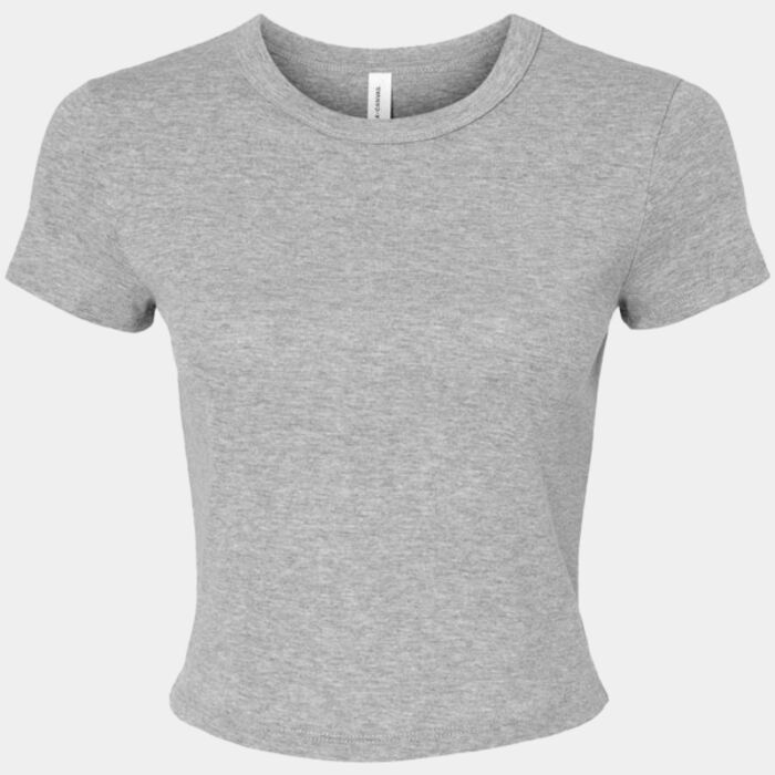 Bella Ladies Micro Rib Baby T-Shirt Thumbnail