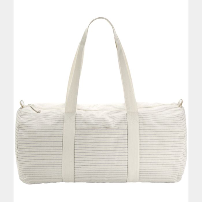 Westford Mill Striped Organic Barrel Bag Thumbnail
