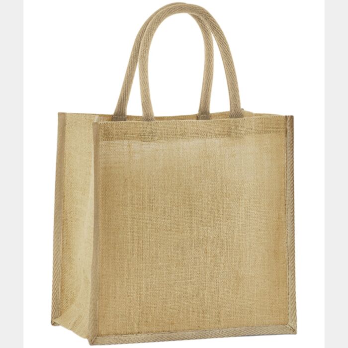 Westford Mill Westford Mill Natural Starched Jute Mini Gift Bag W477 Westford Mill Natural Starched Jute Mini Gift Bag Thumbnail