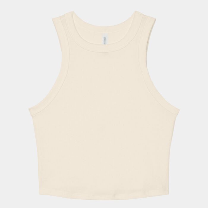 Women’s micro rib racer tank Thumbnail