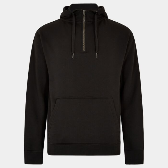 Regular fit 1/4 zip hoodie Thumbnail