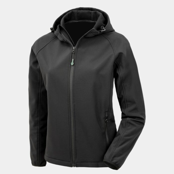 Women’s recycled 3-layer printable hooded softshell Thumbnail