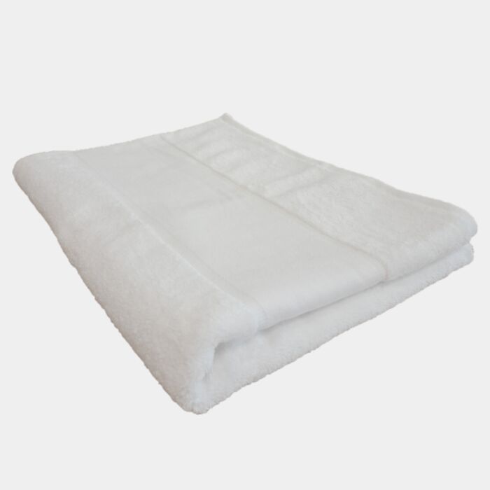 Organic bath sheet with printable border Thumbnail