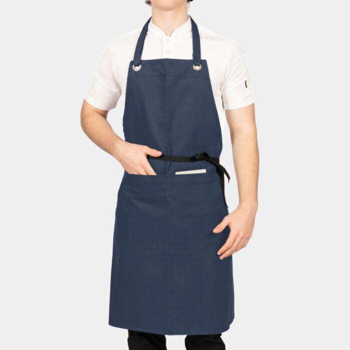 Canvas Bib Apron With Pocket Thumbnail