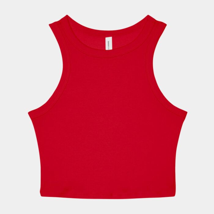 Women's Micro Rib Racer Tank Thumbnail