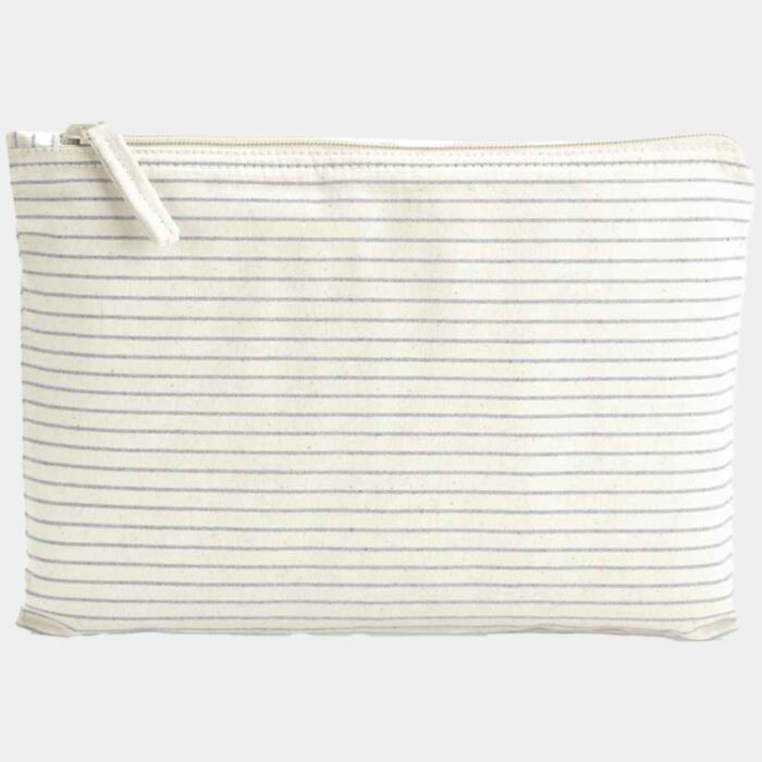 Striped Organic Cotton Accessory Pouch Thumbnail