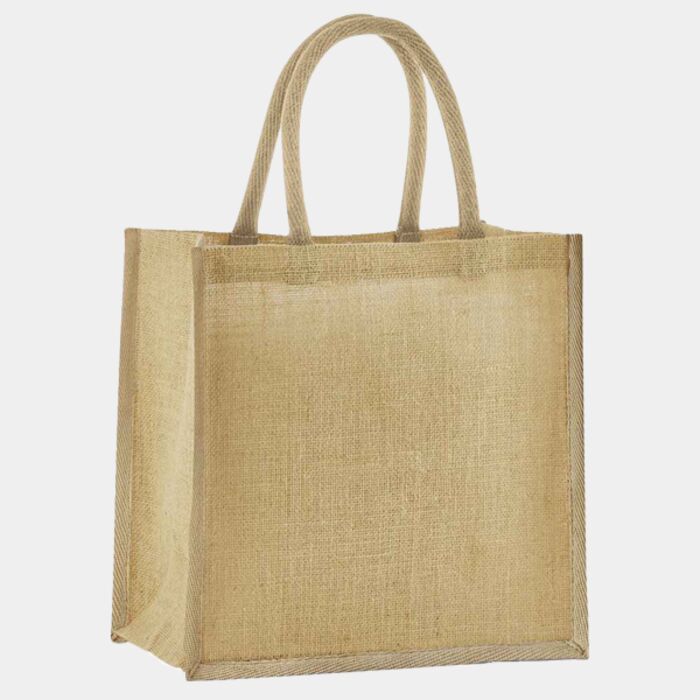 Natural Starched Jute Mini Gift Bag Thumbnail