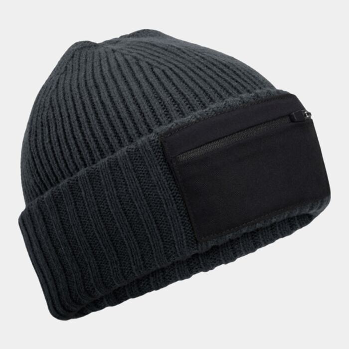 Zip patch beanie Thumbnail
