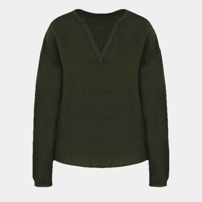 Native Spirit Ladies Linen Blouse Thumbnail