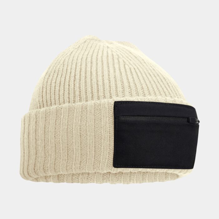 Beechfield Zip Patch Beanie Thumbnail