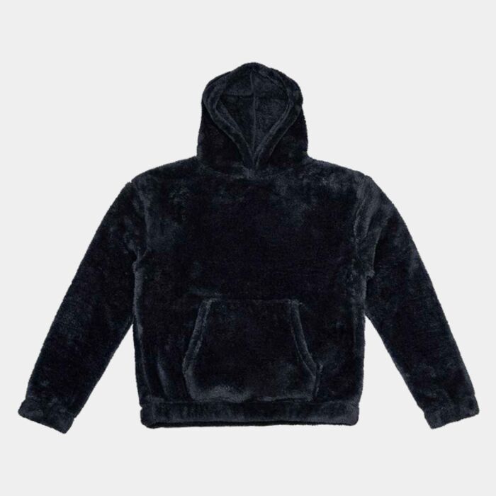 Brand Lab Unisex Fluffy Fleece Hoodie Thumbnail