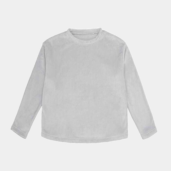 Brand Lab Ladies Plush Fleece Crew Neck Sweatshirt Thumbnail