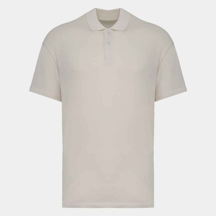 Native Spirit Drop Shoulder Piqué Polo Shirt Thumbnail