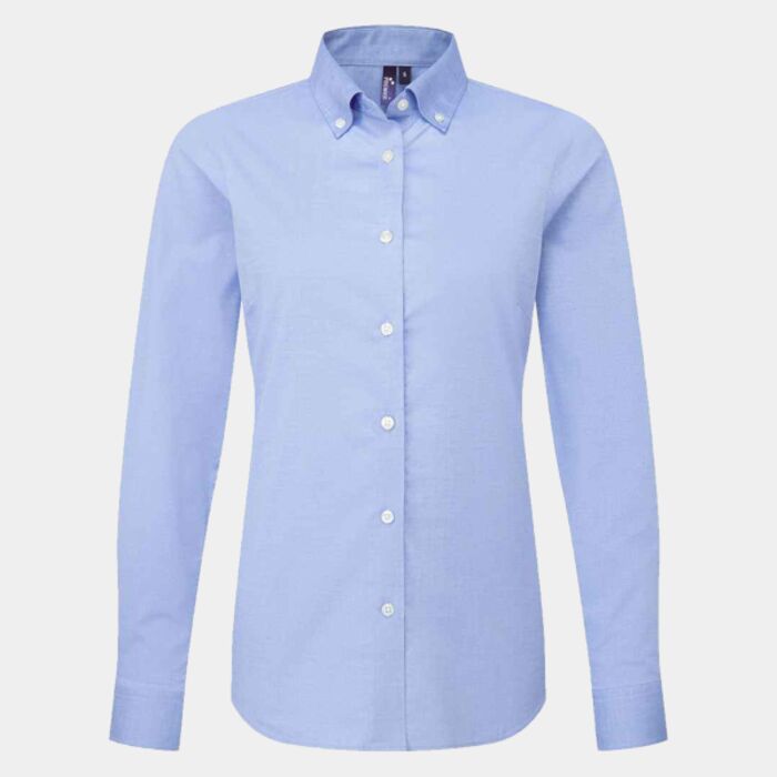 Premier Ladies Supreme Long Sleeve Oxford Shirt Thumbnail