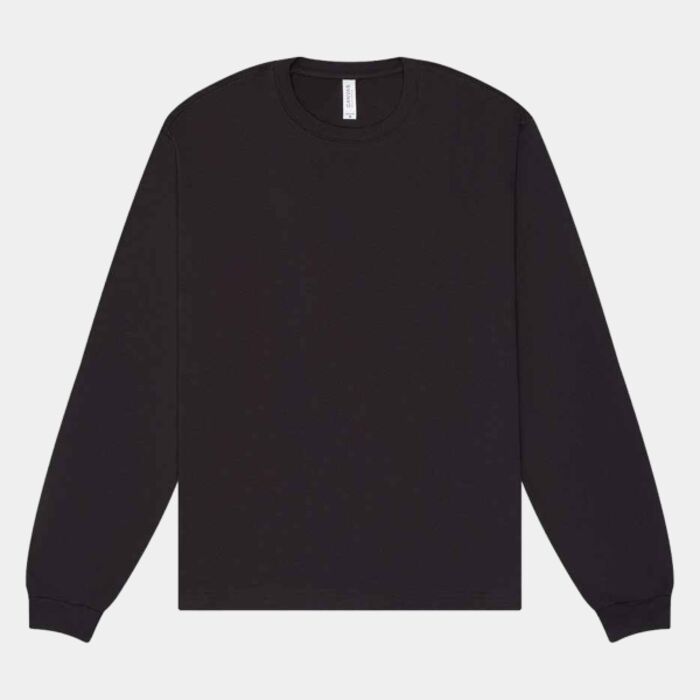 Canvas Unisex Heavyweight Long Sleeve Boxy T-Shirt Thumbnail